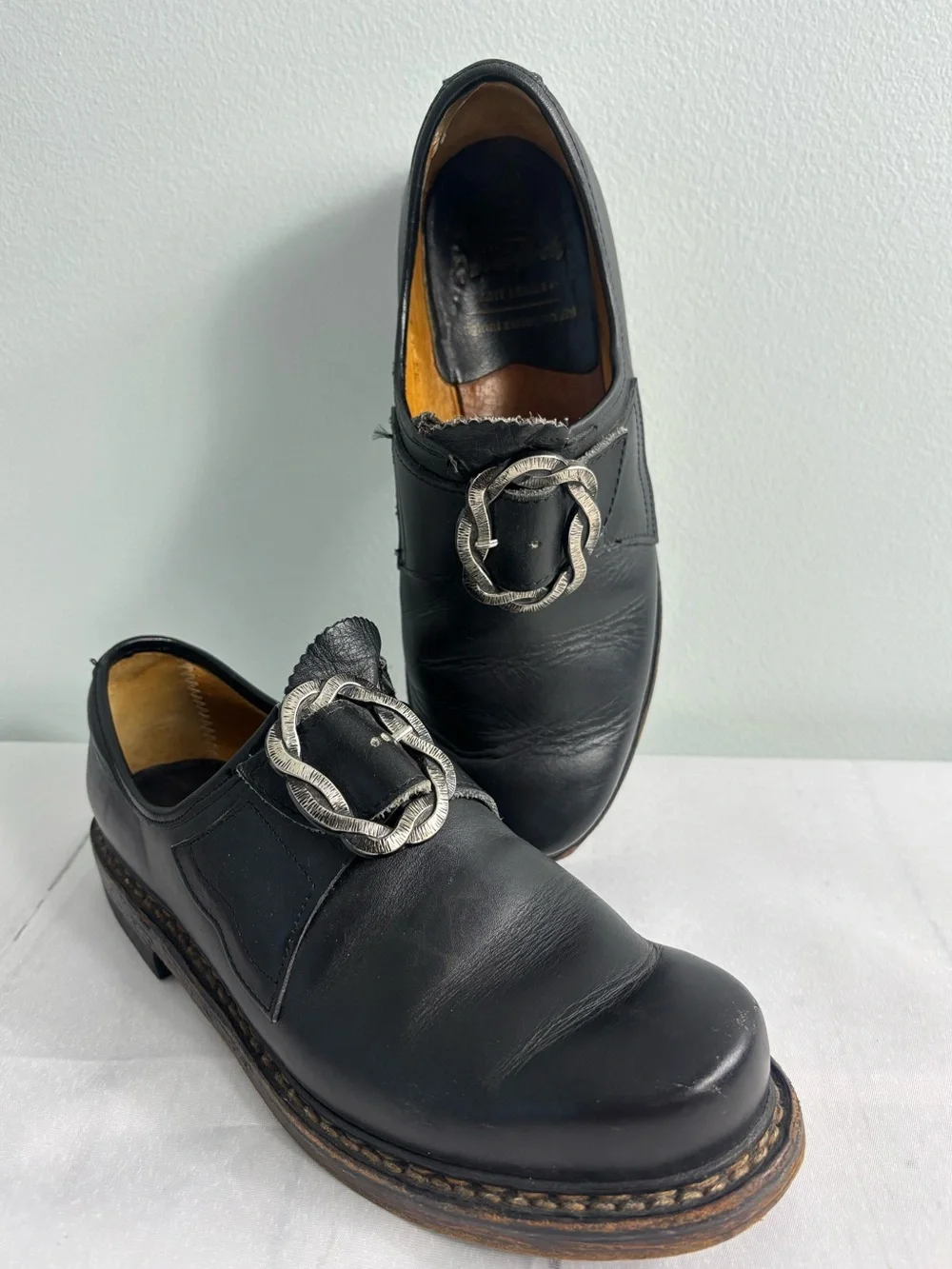 Vintage German Haberstroh Traditional Bavarian Trachten Shoes Men’s Sz 8.5